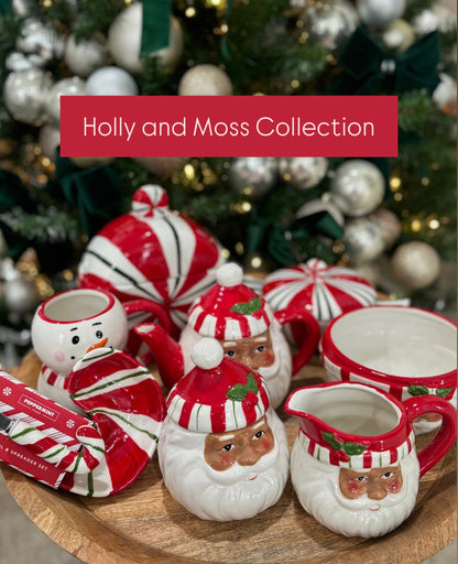 Holly and Moss Santa Bowl