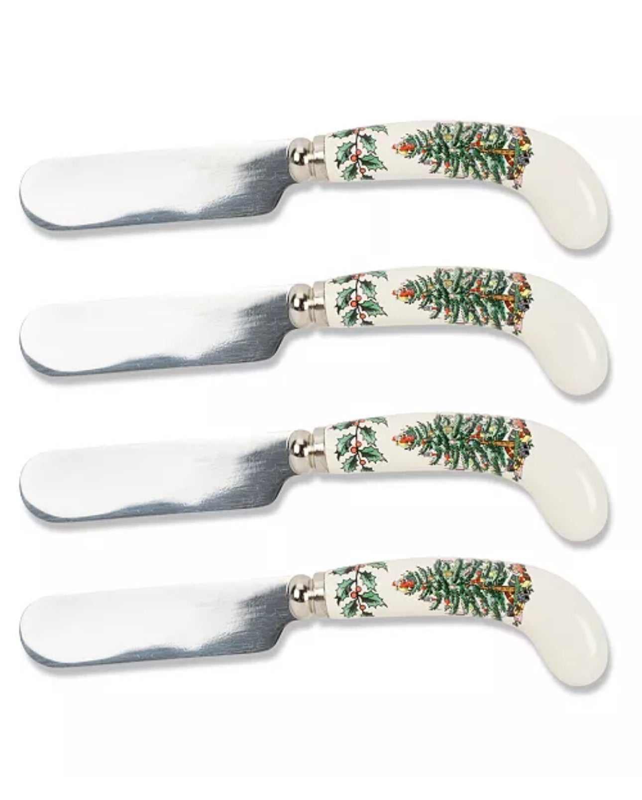 Spode Christmas tree Spreder set of 4 Perfect for Holiday Entertaining