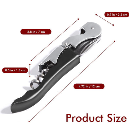 Professional Waiter Corkscrew Wine Opener – Heavy-Duty Stainless Steel Wine Key