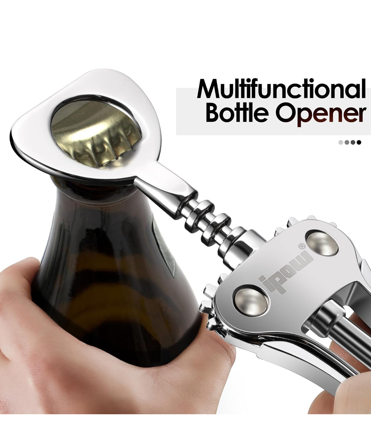 Zinc Alloy Wine Opener – Wing Corkscrew for Easy and Reliable Wine Opening