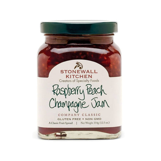 Stonewall Kitchen Raspberry Peach Champagne Jam, 12.5 Ounces