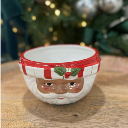 Holly and Moss Santa Bowl