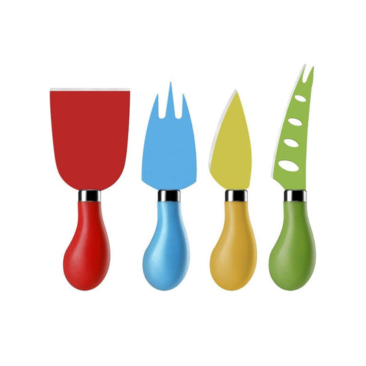 Multi Color - Cheese Knife Set of 4 – Non-Stick Coated