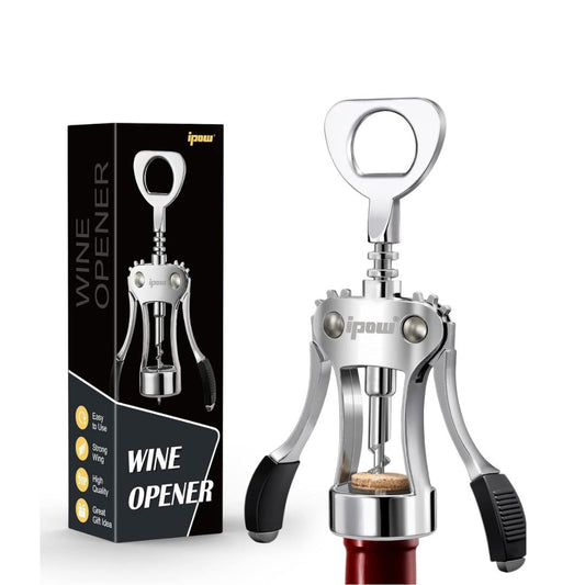 Zinc Alloy Wine Opener – Wing Corkscrew for Easy and Reliable Wine Opening